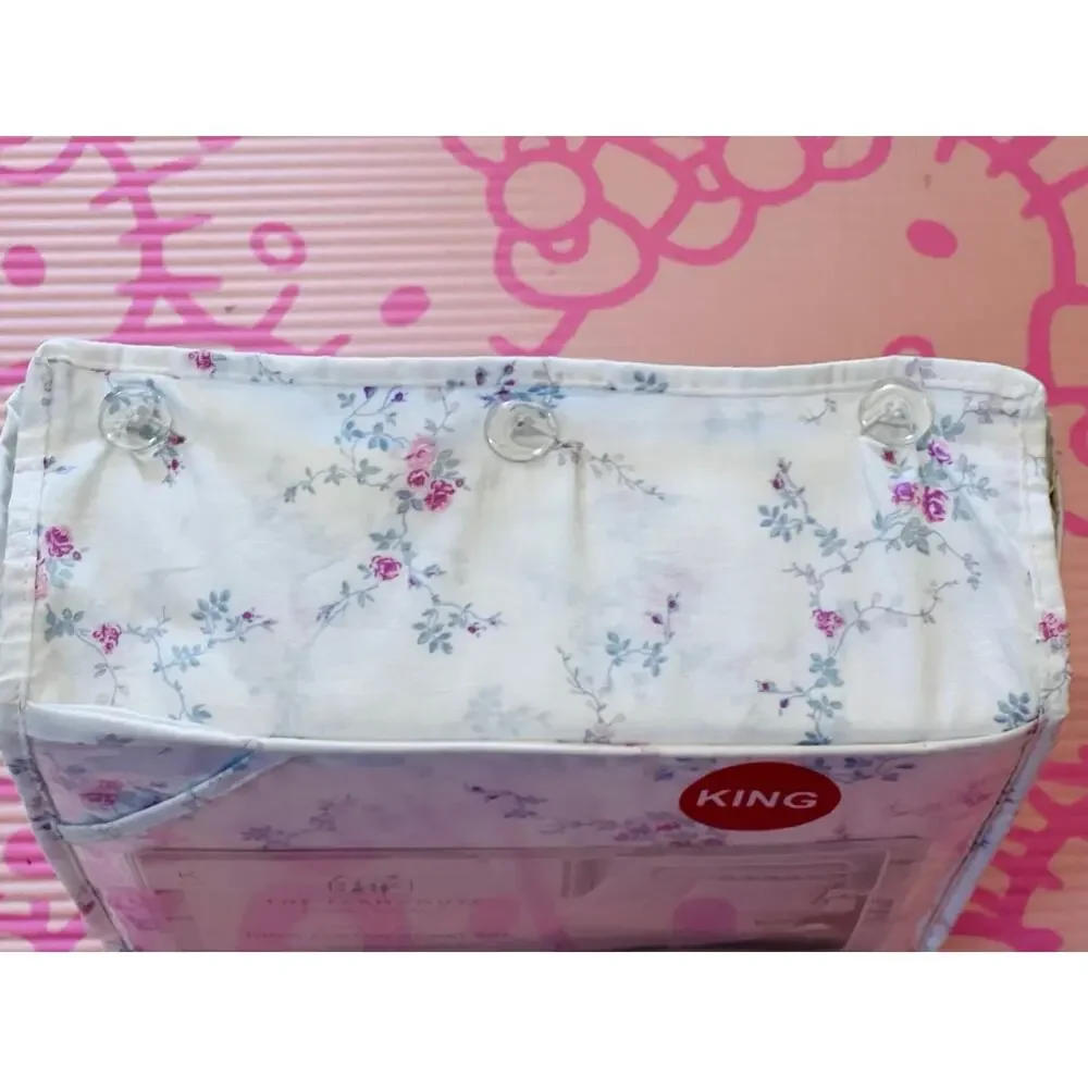 NWT❤️Rachel Ashwell The Farmhouse Shabby Chic Cotton King Sheet Set